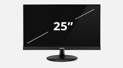25 inch and larger.